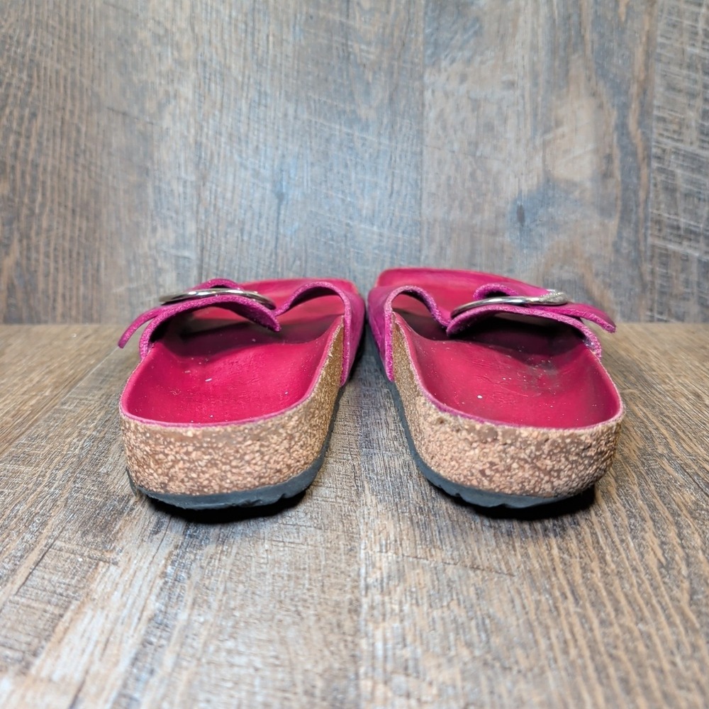 Birkenstock Madrid Big Buckle Festival Fuchsia Natural Oiled Womens EU 40 US 9 - Picture 6 of 14